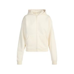 NEW SKIMS French Terry Zip Up Hoodie Ecru